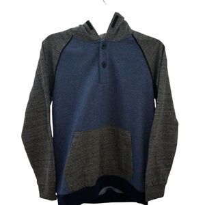 Univibe Boys XL Hoodie Blue Gray Long Sleeve Pullover Back to School